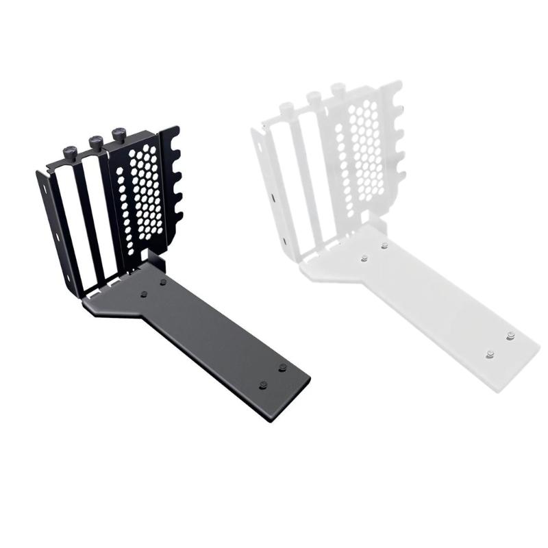 High Strength PCIE X16 Cable Extension Graphics Card Holder PCIE4.0 Vertical Aluminum Video Card Bracket