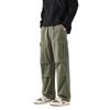 Mountain overalls men's spring and autumn pure cotton versatile American trendy casual pants loose straight large size trousers