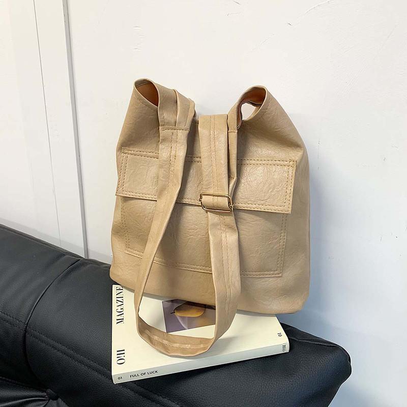 Fashionable Versatile Large Capacity Korean Style Tote Bag For Work And Casual Use