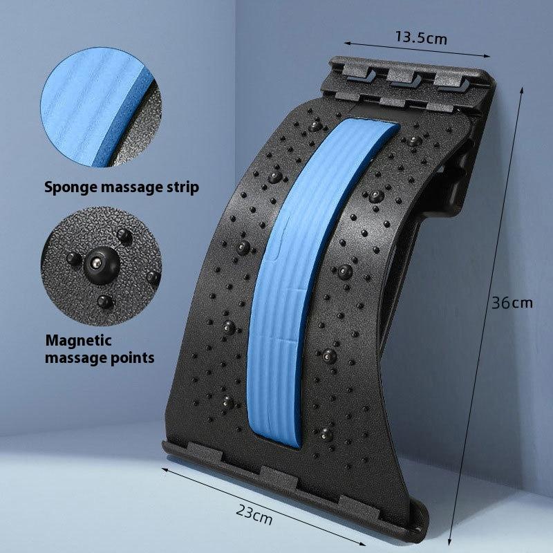 Lumbar Back Soothing Device Stretch Lumbar Spine Relieve Nerve Compression Magnetic Massage Lumbar Vertebrae Back Corrector