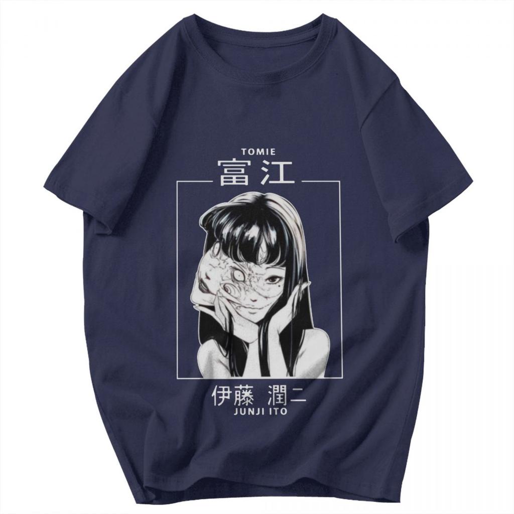 Herren T-Shirt Schönheit Tomie Junji Ito Horror Sommer Y2K Grafik-T-Shirts Unisex Kleidung T-Shirts