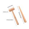 Holz Schmuckhammer Schmuck Reparaturhammer Ringe Herstellungswerkzeug Ringe Versteller Reparaturwerkzeug Schmuck Handwerkzeug für Schmuck
