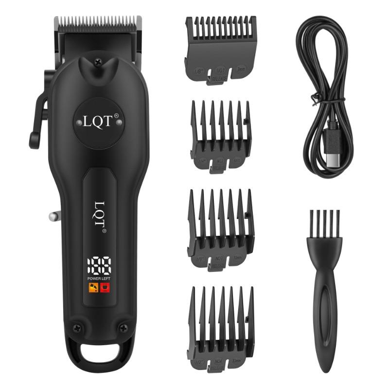 New multifunctional hair clipper digital display electric clippers USB charging carving clippers men's razor electric clippers