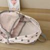 Minimalist Nylon Rucksack Embroidered Cat Student School Bag Cute Polka Dot Backpack  Gift