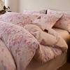 100% Cotton Flannel Duvet Cover Set Thick Winter Bedding Soft Breathable Bed Sheets Pillowcases