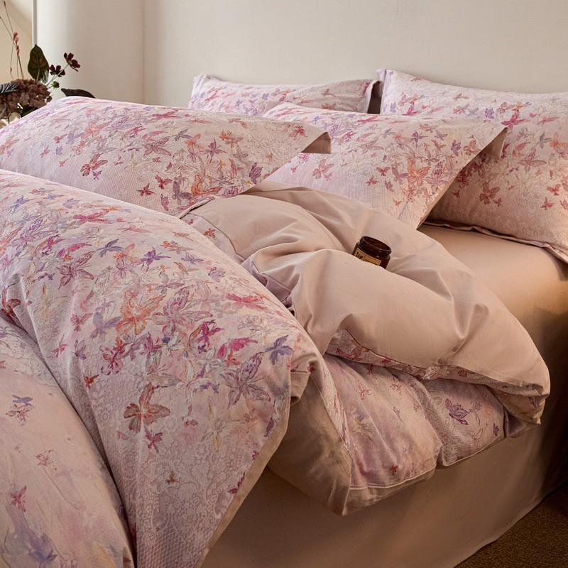 100% Cotton Flannel Duvet Cover Set Thick Winter Bedding Soft Breathable Bed Sheets Pillowcases
