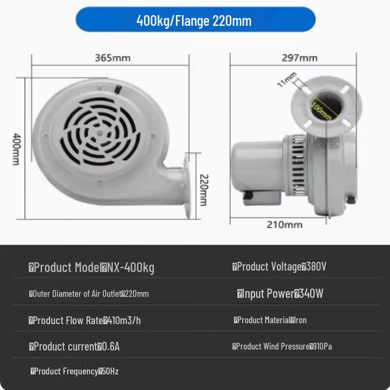 Yun Duo Industrial Plastic Dryer Blower