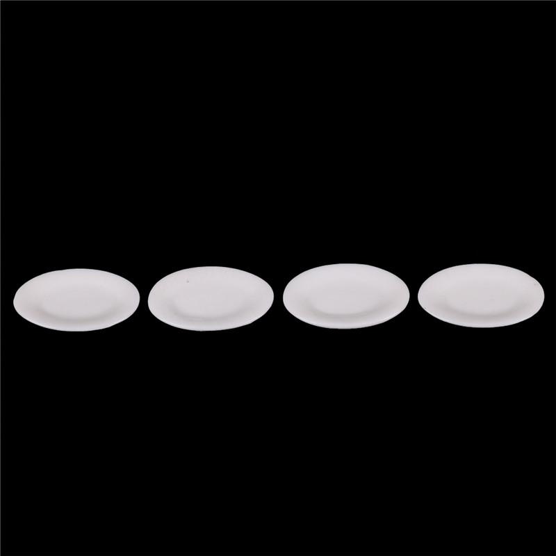 2-33pcs Dollhouse Miniature Trays Plates Doll Mini Food White Dishes Tableware Kitchen Toys Doll House Accessories