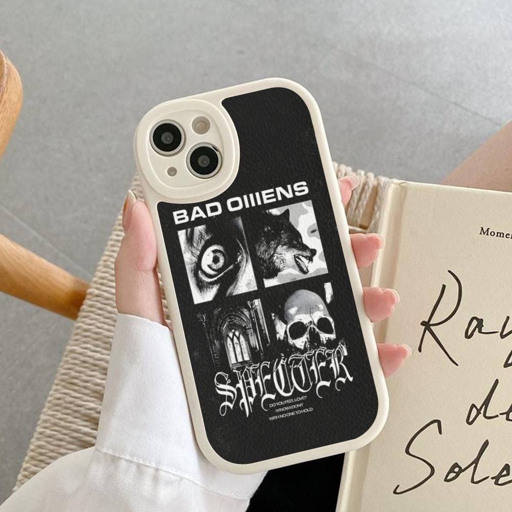 Bad Omens Music Band Leather Phone Case For IPhone 16 15 14 13 12 11 Pro Max Plus Shockproof Cover