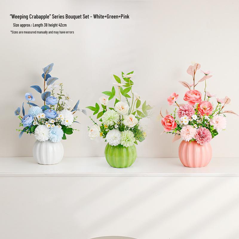 Nordic Style Artificial Floral Decoration for Home and Dining Table