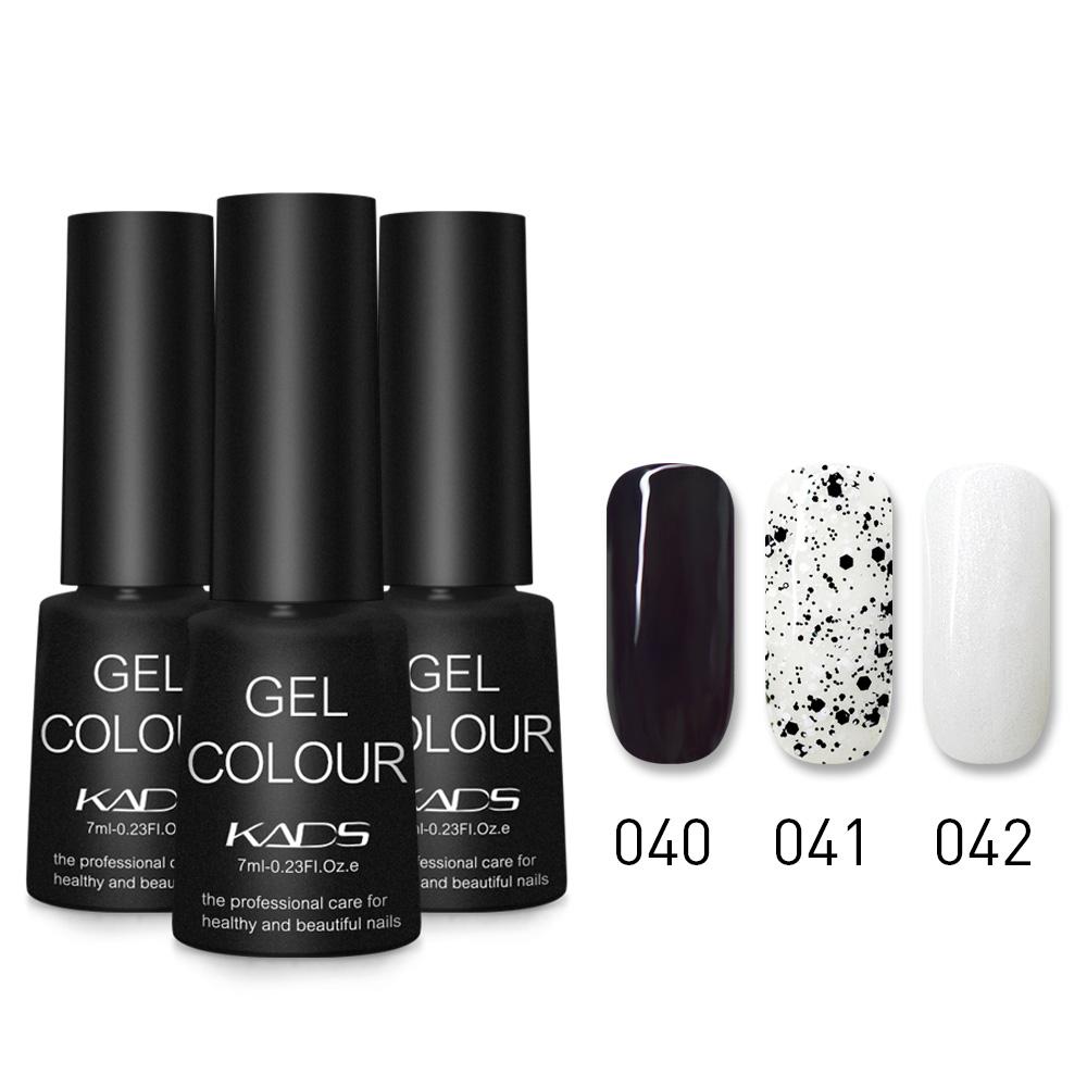 kads 3 buc/set Oja Gel de Unghii UV LED Soak Off Gel Lac de Unghii pentru Manichiură 7ml Semi Permanent Vernis Lac UV