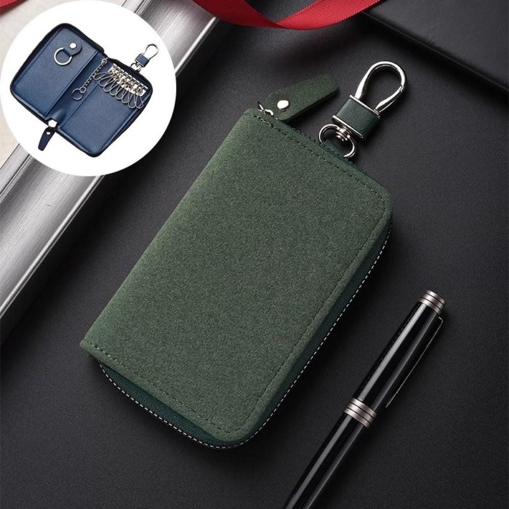 Large Capacity Car Key Wallet Fashion Housekeeper Key Case Portable Mini Card Bag Men Women
