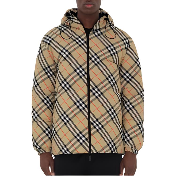 Burberry Vintage Check Hooded Down Jacket 81039231