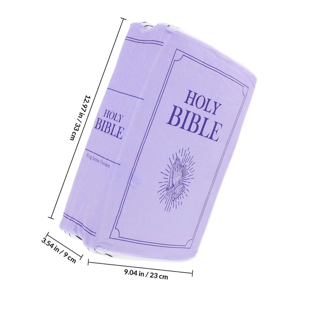 Pillow Soft Book Shape Cushion Decorative Throw Pillow Small Comfortable Bible Book Decor Small