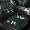 Universal Vehicle Chair Ventilated Cooling Seat Pad Cushion Beaded Comfort Seat Cover Lumbar Back Brace Support Cushion