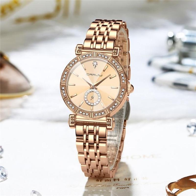 Luxury Watches For Women Waterproof Stainless Steel Woman Watch Elegant Fashion Quartz Ladies Wristwatch