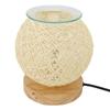 Verstellbare Rattan-Tischlampe Dimmbar Geflochtene Aromatherapie-Lampe Nachtlicht für Wohnzimmer Schlafzimmer Studentenwohnheim Dekoration
