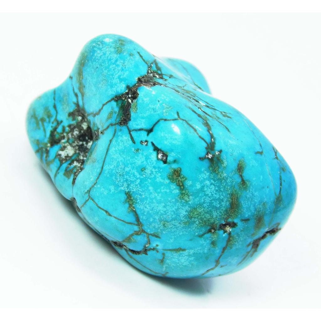 Blue Turquoise Rough 90 Carat Natural Arizona Slab CERTIFIED Loose Gemstone
