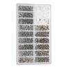 1000PCS/box Stainless Steel & Plastic Eyeglass Sunglass Screws Nut Watchmaker Repair Tools Watch Accessories For Watchmaker
