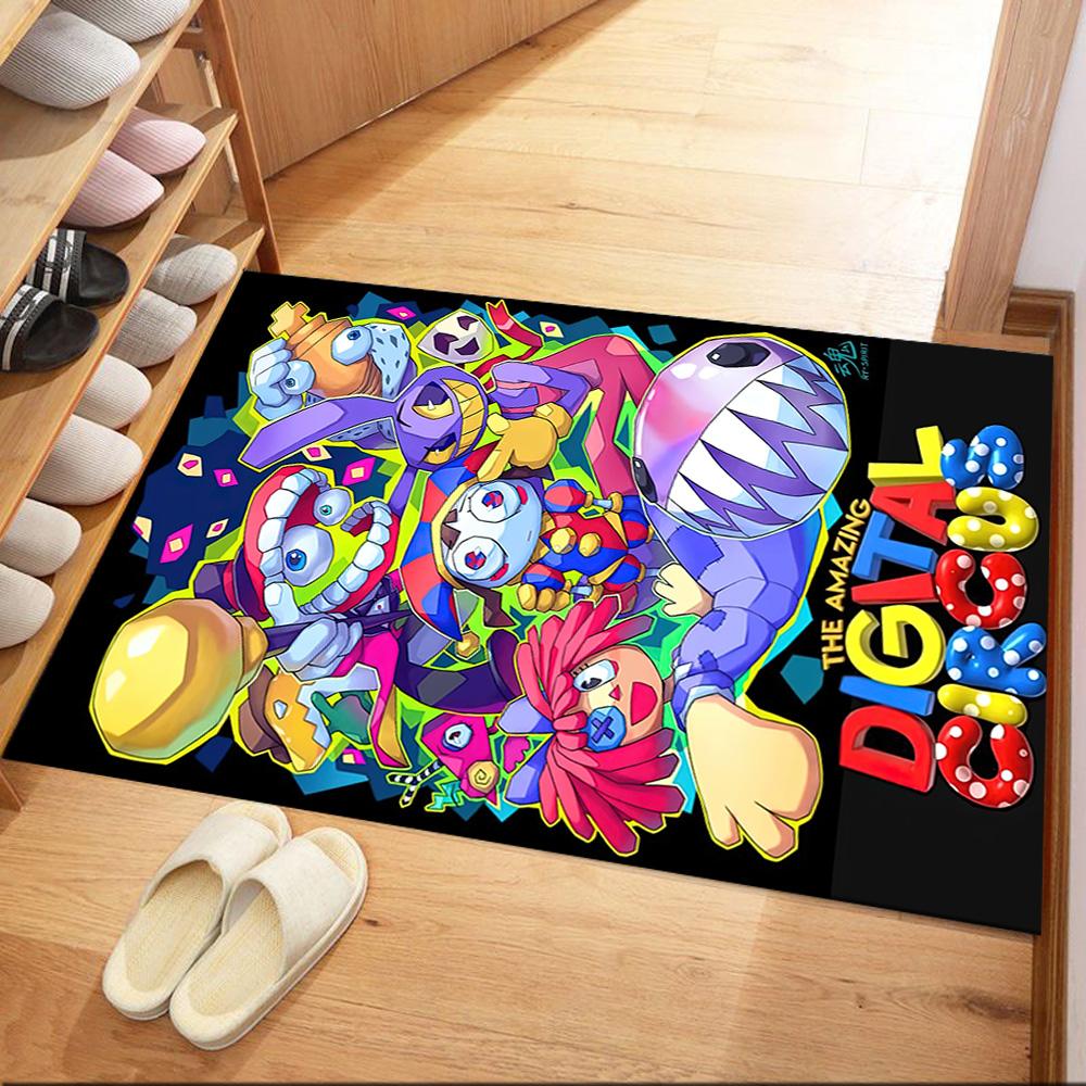 Digital Circus Carpet Suitable For Balcony Kitchen Playrooms Outdoor Antislip Carpet Decorate Offices Luxury Gift For Birthday Christmas Wedding