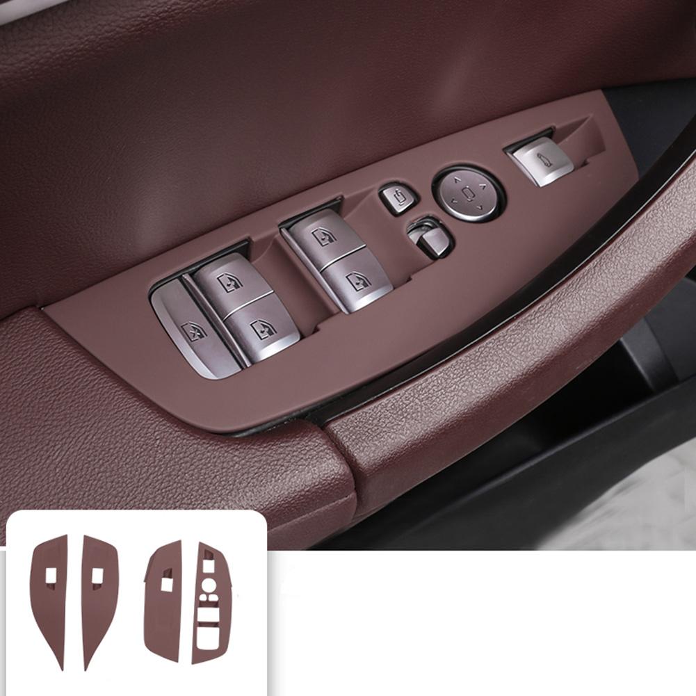 Für BMW X3X4X5 Geeignet für Fensterknopfrahmen, Auto-Hebeplattendekoration, Auto-Innenmittelsteuerung, Schalttafelaufkleber