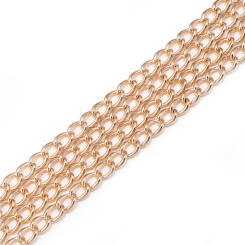 10m/Lot Tail Extender Chain Long Open Link Ring Extended Extension Necklace Chains For Jewelry Making Supplies Wholesale