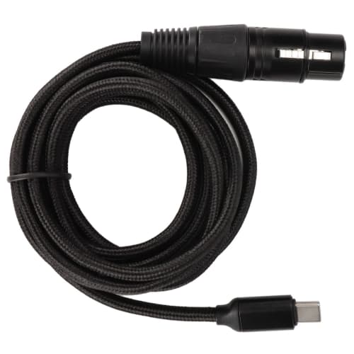 Byger USB C To XLR Female Cable, USB C Microphone Cable Plug and Play Durable Low Noise 20Hz To 20KHz High Sampling Rate for Studio