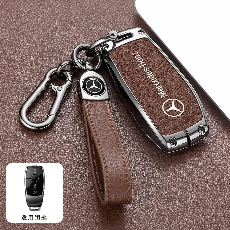 SUG2   Car Key Case Cover Shell For Mercedes Benz C E S Class GLC W206 W223 W214 E300 C260 C300 S450 S500 S400 Fob Accessories