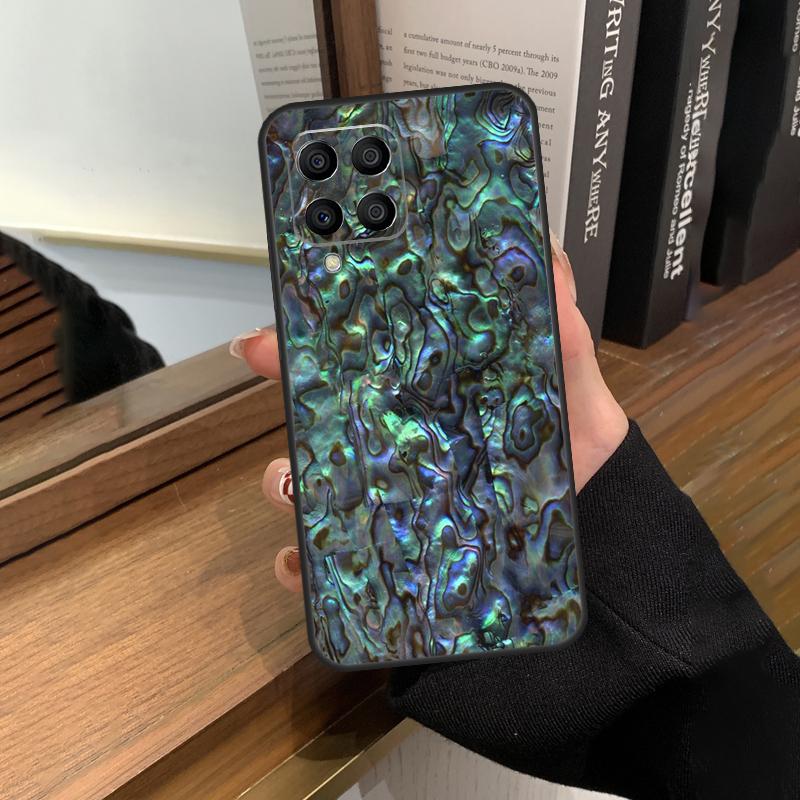 Abalone Shell Case For Samsung Galaxy M56 M06 M16 M36 M52 M32 M12 M54 M34 M14 M35 M55 M15 M11 M31 M13 M53