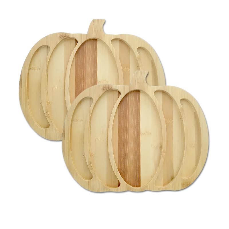 1pc Fruit Christmas Pumpkin Tray Cute Decorative Holiday Party Christmas Halloween Thanksgiving Candy Tray