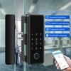 LOCK APP Smart Glass Door Lock Fingerprint Lock Bluetooth Biometric Electronic Control Glass Door Security System