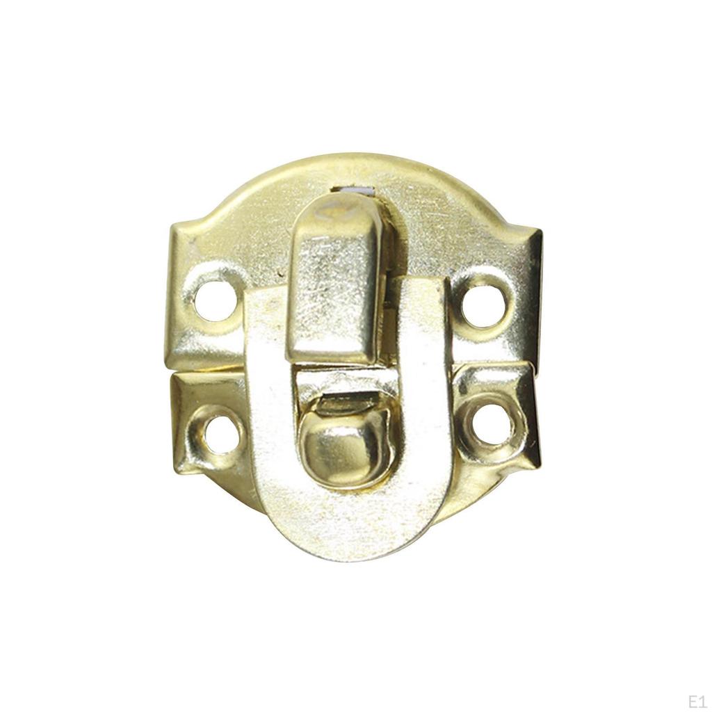 50Pcs Durtable Wooden Box latches, Hasp Locks Hardware Decoration Buckles for Trinket Box, Cabinet,