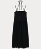 Sseomweeobeoteo Halter Neck Long Dress - Black