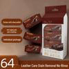 Genuine Leather Shoe Shine Wipes: Individually Packaged for Stain Removal, Nourishing, Polishing, and Anti-aging Care.