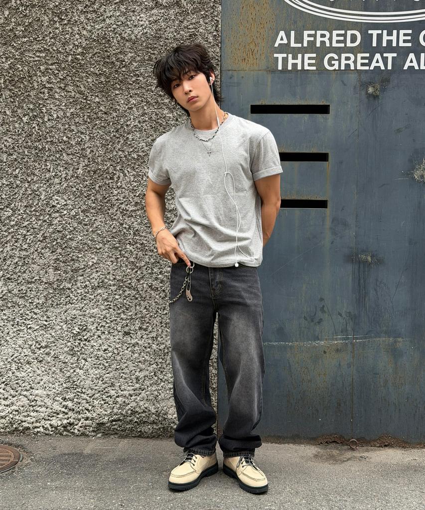 SIGNATURE Summer Crop Solid Roll-Up Short Sleeve T-Shirt [3 Colors]