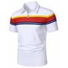 Summer men's short sleeved polo shirt, casual, fashionable, and soft
