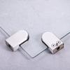 8pcs Stainless Steel Glass Clamps for 6-8mm/8-10mm/10-12mm Thickness Glass Support Brackets Clips with Hex Screwdriver