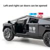 1:32 Pickup Model Toy Car Alloy Body Rubber Tires High Simulation Off-road Vehicle Models Pull Back Toys Table Top Decoration