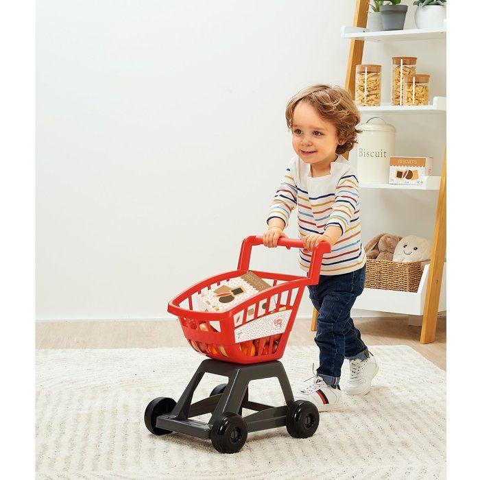 Filled Shopping Trolley - ECOIFFIER - 20 Foods - From 18 Months