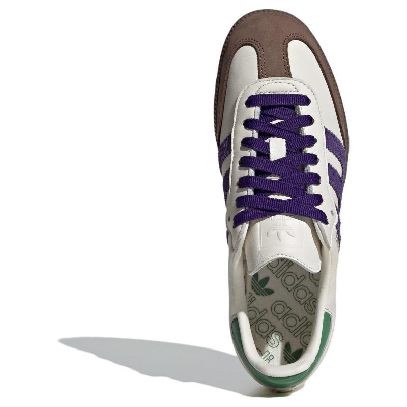 Adidas Samba OG ოფ ვაითი ქორი ფერპლი მწვანე ყავისფერი ქალის სნიკერები ID8349