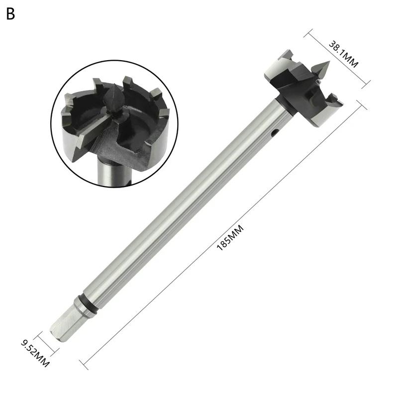 1Piece Extended Hole Saw Cutter Drill Woodworking Drilling Tools For Soft And Hard Wood Length 185MM/200MM