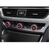 For Honda Accord 2018-2022 Aluminum Red Central Console AC Switch Button Trim 3p
