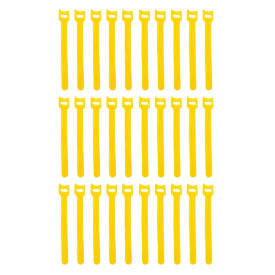 30Pcs Reusable Cable Tangle-free Organizer Tape Tape Fastener Fixing Strong Adhesive Cable Storage Strap