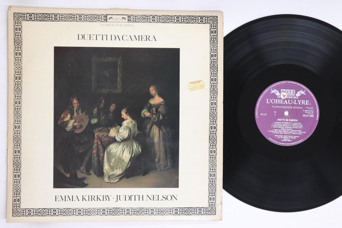 

LP Record EMMA KIRKBY, JUDITH NELSON - Duetti Da Camera DSLO588 L OISEAU-LYRE 1981 UK Classical Used