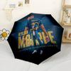 Mbappé Automatic Umbrella Compact 8-Rib Design Durable Plastic Iron All-Season Umbrella for Travel Fashion Lovers Wedding Party Gift