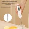 Food Thermometer Digital Real-Time Reading Meat And Beverage Thermometer With LCD Display And Probe Electronic Kitchen Thermomet