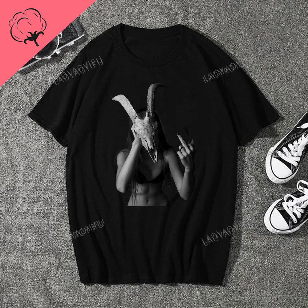 

Sexy Girl Hentai Unisex Cotton Religious Tshirt Sado Happy Clothes Harajuku Street Clothing Unisex Shirt Summer Women Tops Unisex 4XL