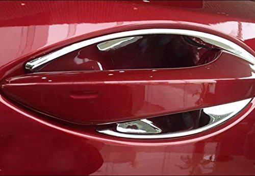 RUIQ Lexus RX200t RX450h Exterior Chrome Door Handle Protector Cover - Prevents scratches from fingernails on door handles. Lexus RX Aftermarket Part.