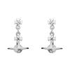 Saturn Necklace Luxurious And Earring Set Crafted With Premium Alloy Materials