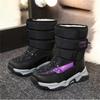 Winter Children Snow Boots Waterproof Warm Fur Rubber Sole Non-slip  Girls Boys Boots EU 26-37